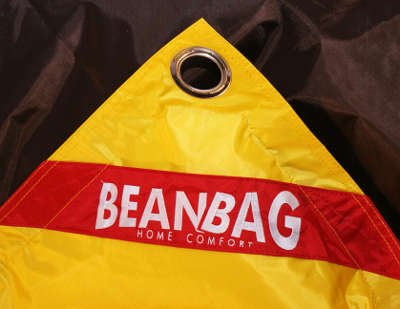 Sedací pytel BeanBag duo-brown-yellow