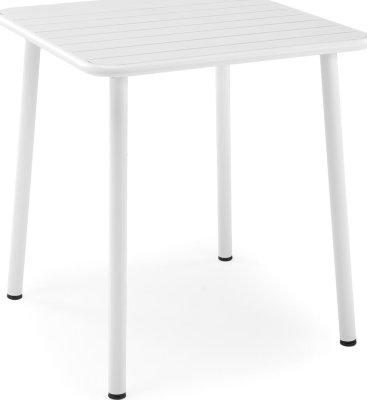 Bílý plastový stůl BOSCO kwadrat