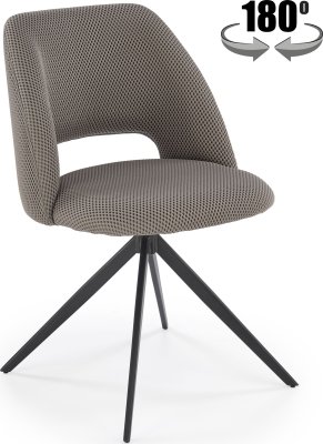 Čalouněná jídelní židle K546 šedá