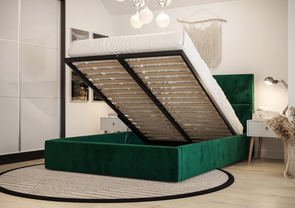 Čalouněná postel ELGA Monolith 02 180x200 cm