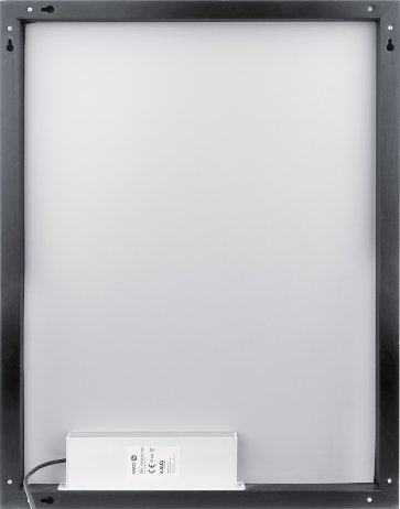 Černé LED zrcadlo ZPC 13066VX-90 60x60 cm