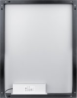 Černé LED zrcadlo ZPC 13077VX-90 70x70 cm