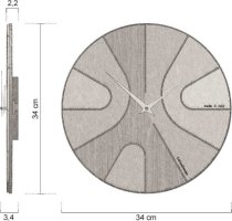 Designové hodiny 10-040-14 CalleaDesign AsYm 34cm