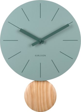 Designové kyvadlové hodiny 5967GR Karlsson 41cm