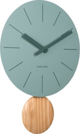 Designové kyvadlové hodiny 5967GR Karlsson 41cm