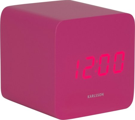 Designové LED hodiny s budíkem 5982BP Karlsson 7cm