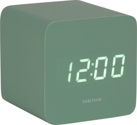 Designové LED hodiny s budíkem 5982GR Karlsson 7cm