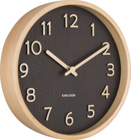 Designové nástěnné hodiny 5851BK Karlsson 22cm