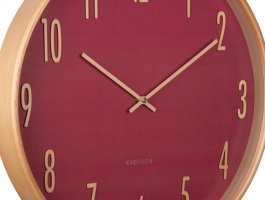 Designové nástěnné hodiny 5996RD Karlsson 40cm