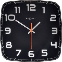 Designové nástěnné hodiny 8816zw Nextime Classy square 30cm