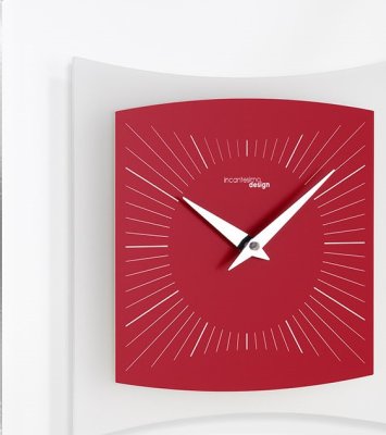Designové nástěnné hodiny I059VN red IncantesimoDesign 35cm