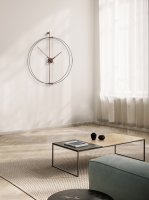 Designové nástěnné hodiny Nomon Barcelona Premium Black 103cm