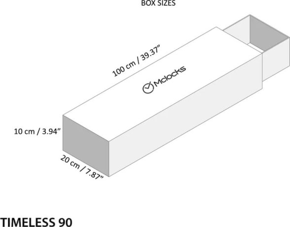 Designové nástěnné hodiny TM921 Timeless 90cm