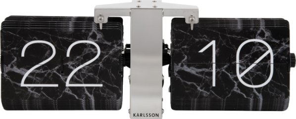 Designové překlápěcí hodiny KA5956BK Karlsson 36cm