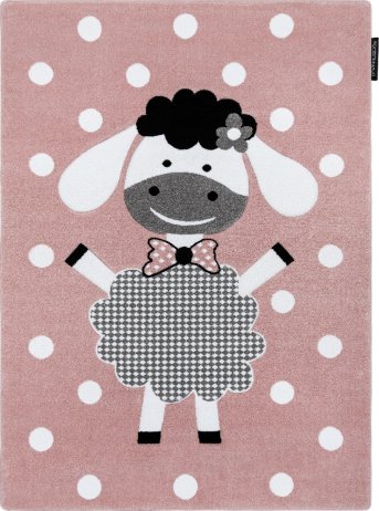 Dětský kusový koberec Petit Dolly sheep pink