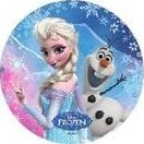 Jedlý papír Elsa a Olaf - 21cm - Florensuc