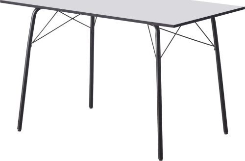 Bílý jídelní stůl Laka Typ2 120x75x75 cm