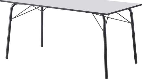 Bílý jídelní stůl Laka Typ3 160x80x75 cm