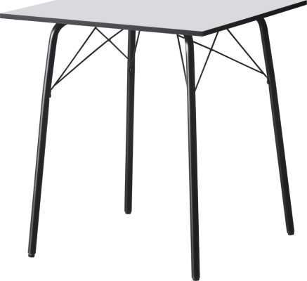 Bílý jídelní stůl Laka Typ1 70x70x75 cm