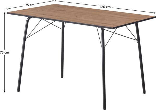 Jídelní stůl Laka Typ2 artisan 120x75x75 cm