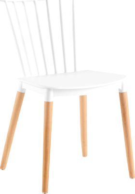 JídJídelní židle Sima bílá/buk
