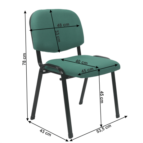 Kancelářská židle ISO 2 NEW zelená