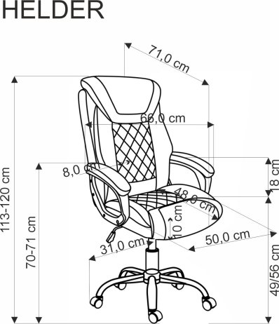 Kancelářské křeslo HELDER
