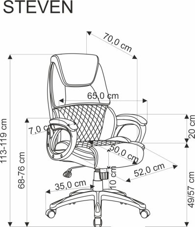 Kancelářské křeslo STEVEN