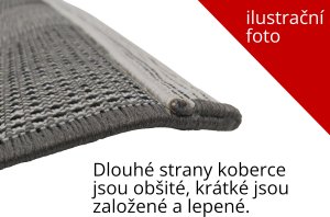 Kusový koberec Alvor Shaggy 3401 taupe