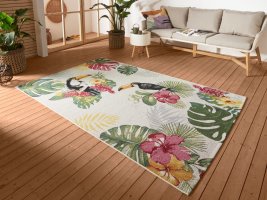 Kusový koberec Flair 105608 Tropical Dream Creme Multicolored