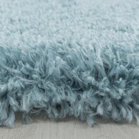 Kusový koberec Fluffy Shaggy 3500 blue kruh