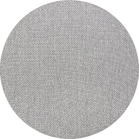 Kusový koberec Timo 6272 Light grey kruh – na ven i na doma