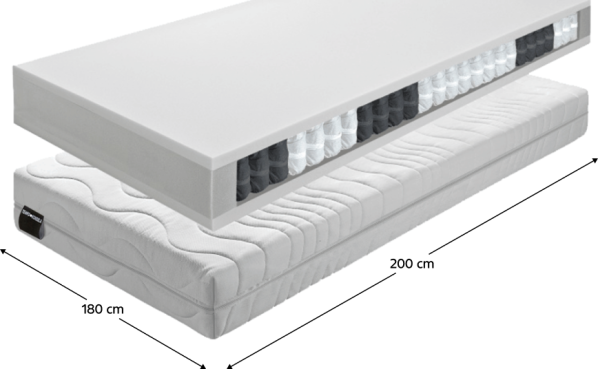 Pružinová matrace Xenie 180x200 cm
