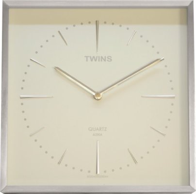 Nástěnné hodiny Twins 2904 white 28cm