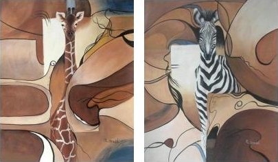 Obrazy - Africká zvířata