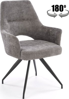 Otočná židle K542 šedá