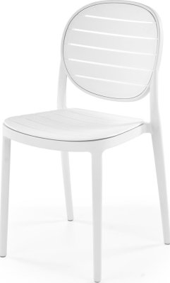 Plastová stohovatelná židle K529 bílá