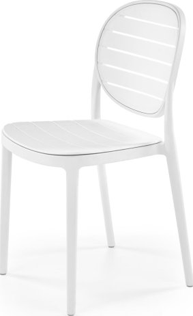 Plastová stohovatelná židle K529 bílá