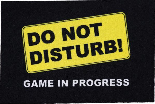 Rohožka Do not disturb (game in progress) 40x60 cm