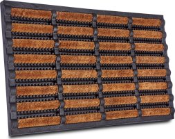 Rohožka Mix Mats Brushes 105647 Black Cocos