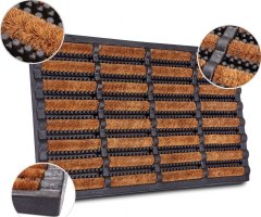 Rohožka Mix Mats Brushes 105647 Black Cocos