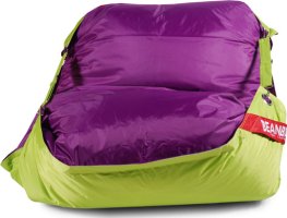 Sedací pytel BeanBag duo-limet-purple