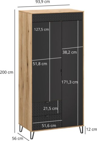 Skříň BELUNO 2d2s