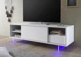 Skříňka pod televizi Aladin-TV bílý matný lak