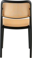 Stohovatelná židle Firt TYP 1 černá/béžová