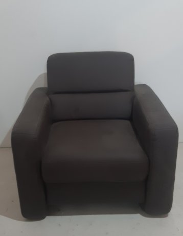 Tmavěhnědé křeslo Aspect II. jakost