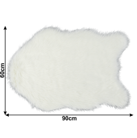 Bílý koberec EBONY TYP 1