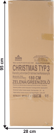 Vánoční stromek CHRISTMAS TYP 3, 180 cm