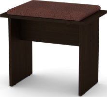 Taburet T-7 ABS wenge, Vinyl bronz