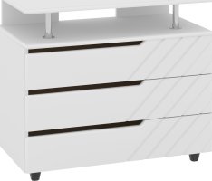 Komoda K-3 MDF Barva: bílá